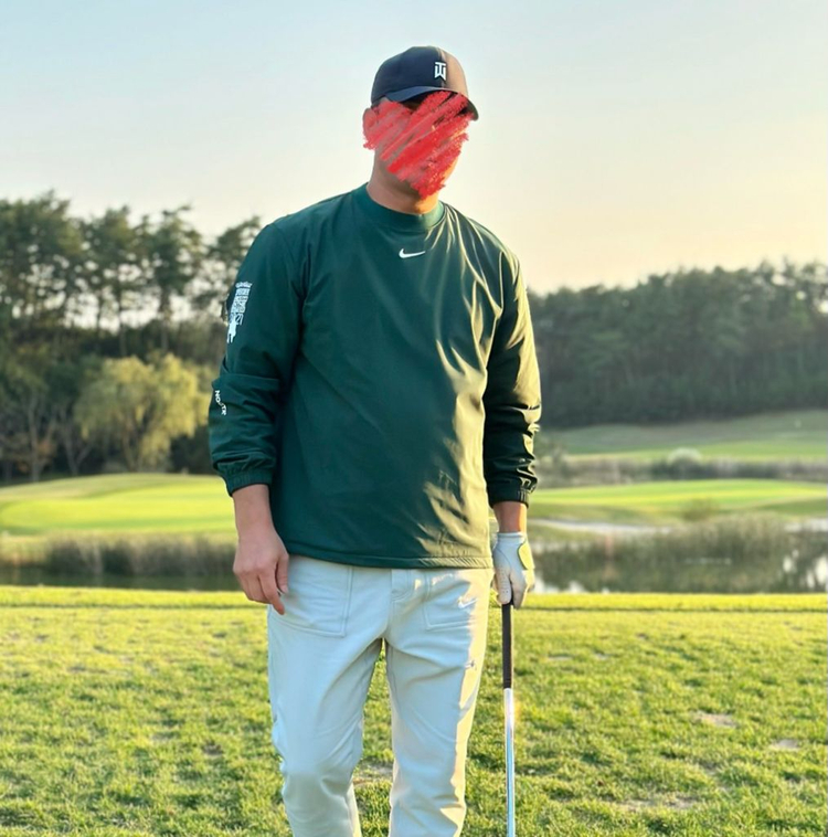 나이키 x 녹타 골프 크루넥 & 팬츠 세트 그린 이미지