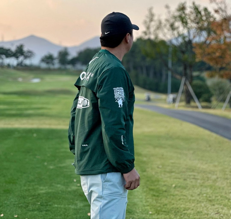 나이키 x 녹타 골프 크루넥 & 팬츠 세트 그린 이미지