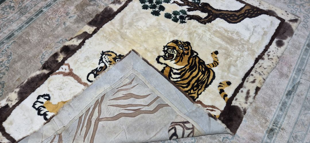 인도 핸드메이드 양털 카페트 - IN189 - 이미지