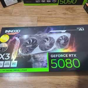 INNO3D 지포스 RTX 5080 D7 16GB X3 그래픽카드 미개봉 이미지