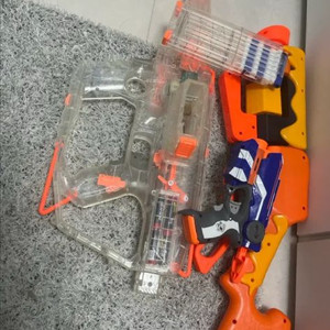 너프총 스펀지총 정품 서바이벌 장난감 건 일괄로 싸게 팝니다 이미지