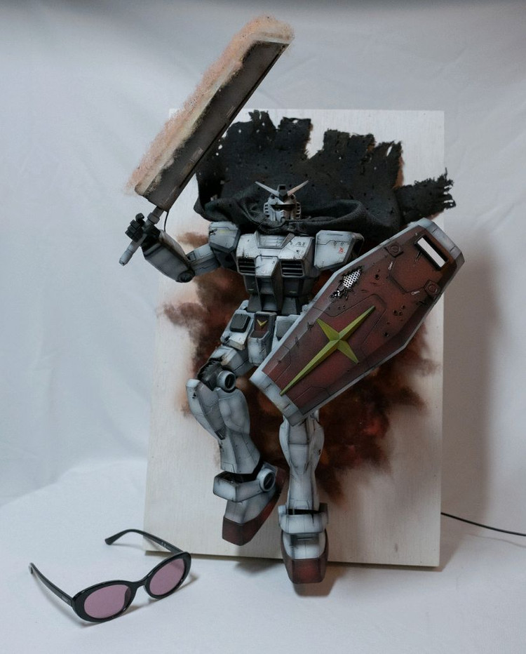 RX78건담 커스텀디오라마 이미지