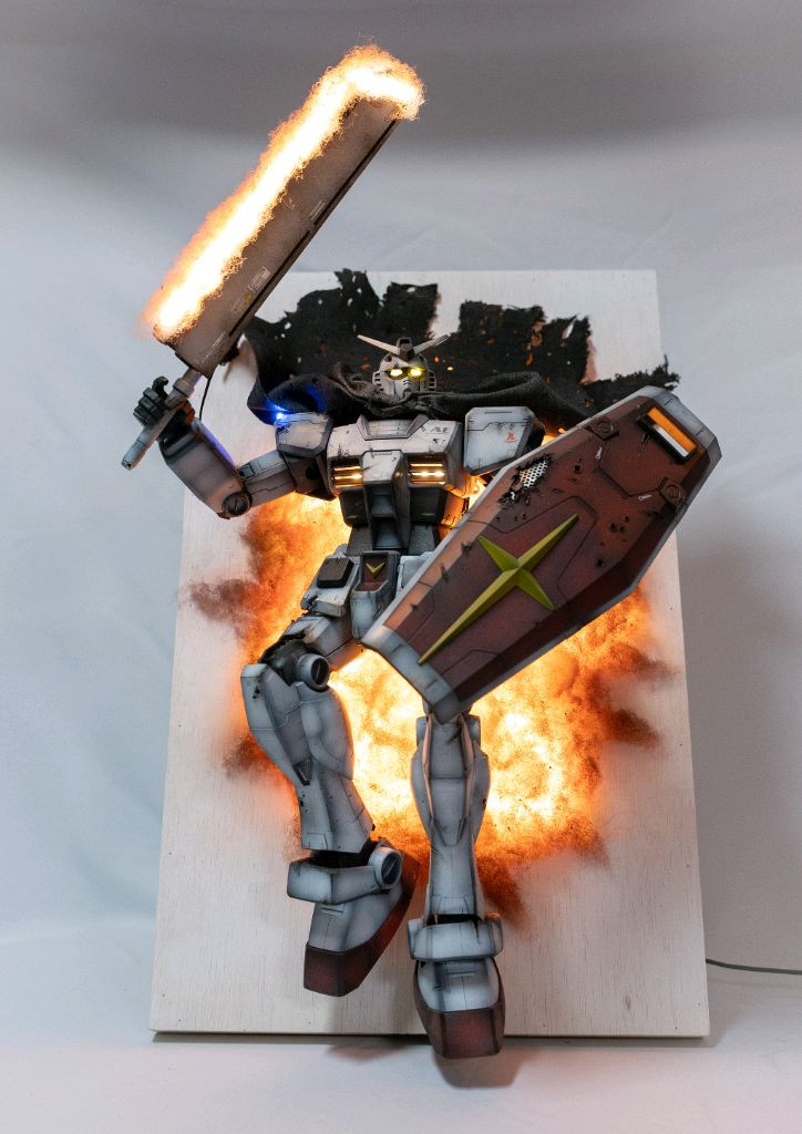 RX78건담 커스텀디오라마 이미지