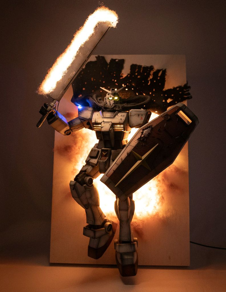 RX78건담 커스텀디오라마 이미지