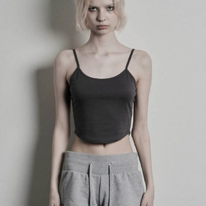 보헤미안서울 SOFT SLEEVELESS, CHARCOAL 이미지