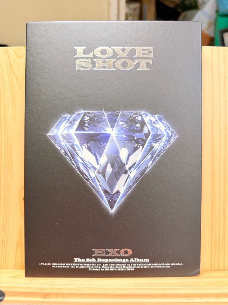 엑소 수호싸인앨범(EXO)5집 - 리패키지[LOVE SHOT].시우민포카.2018 이미지