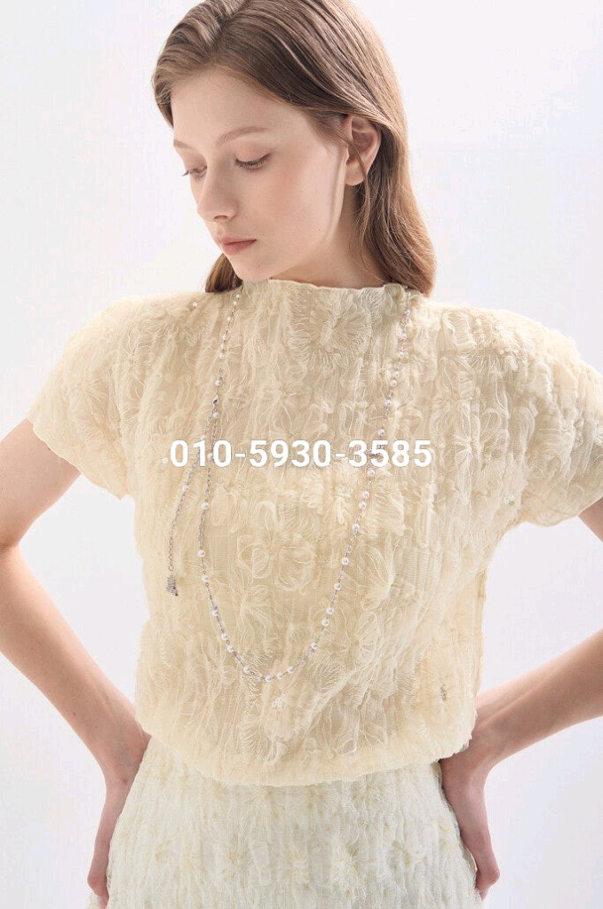 랑방 완판 플라워 탑 새상품 이미지