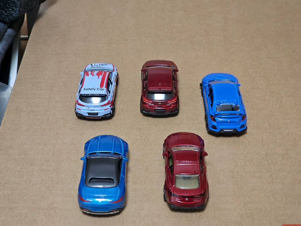 마조렛 벤츠 amg 현대 미니카 다이캐스트 자동차모형 일괄 이미지