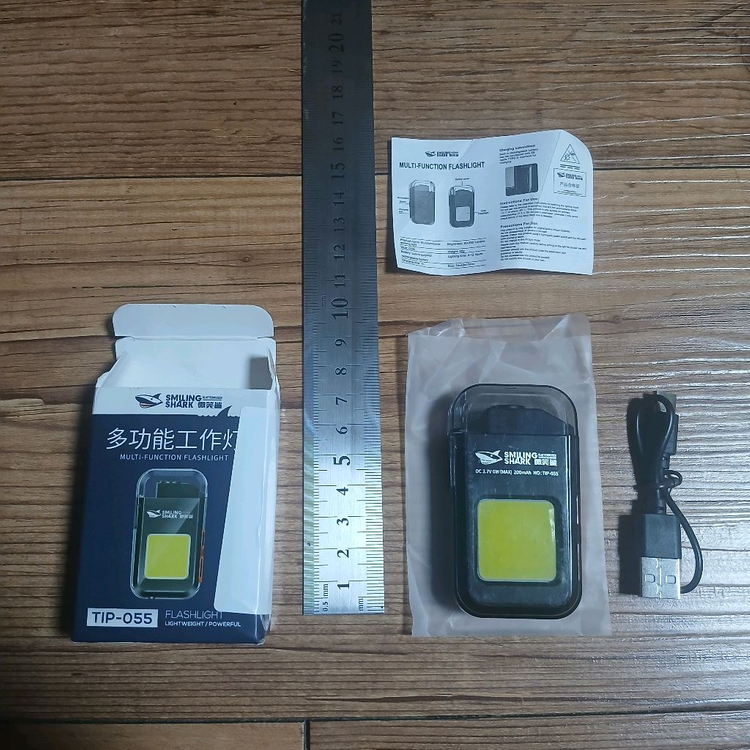 새상품/ C충전식 생존용품 캠핑 파이어 라이트 전자라이터 LED 후레쉬 랜턴 렌턴 낚시 이미지
