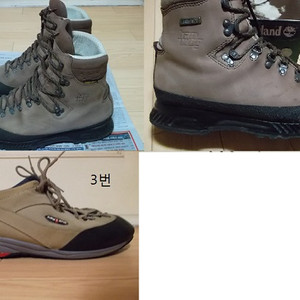 한바그알래스카등산화2개 ,케이랜드1개 -총3개 40만 /소가죽신발/소가죽구두 이미지