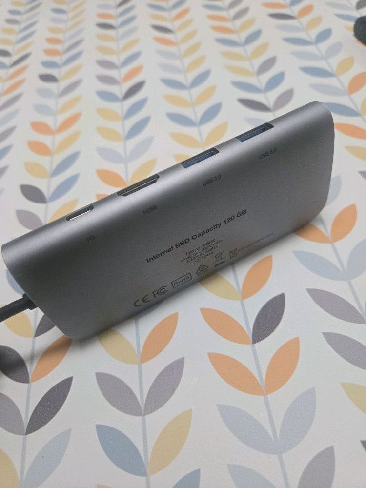 버바팀 4in1 하이브리드 SSD 버바팀 허브 120GB 판매합니다. 이미지