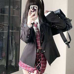 캐릭캐릭체인지 캐캐체 아무 교복 졸업사진 졸사대여 이미지