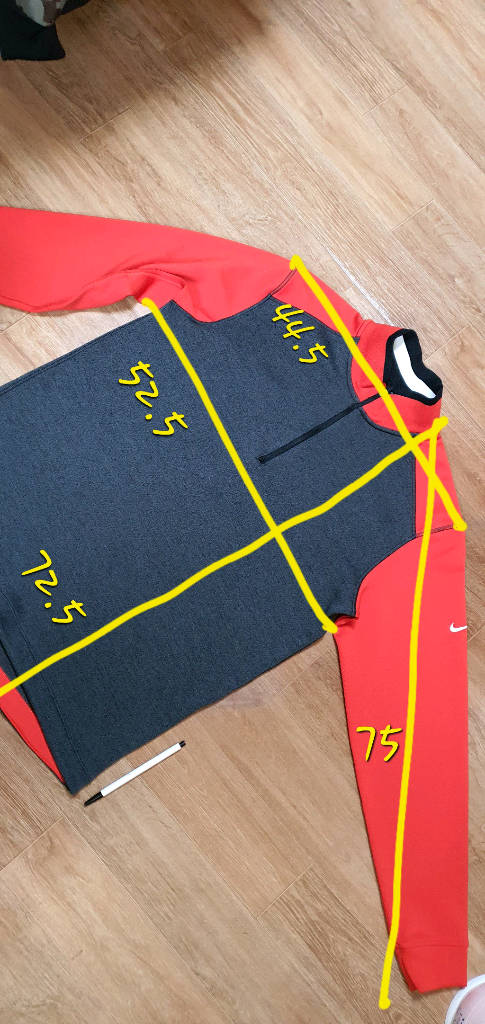 남.95 +) 나이키 남성 골프티 (봄,가을) / 골프 집업 라운딩 이미지