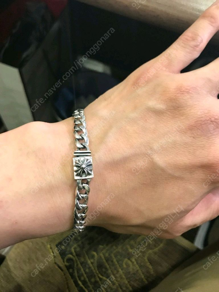 925silver 팔찌 남자팔찌 은팔찌 925은팔찌 20센치 이미지
