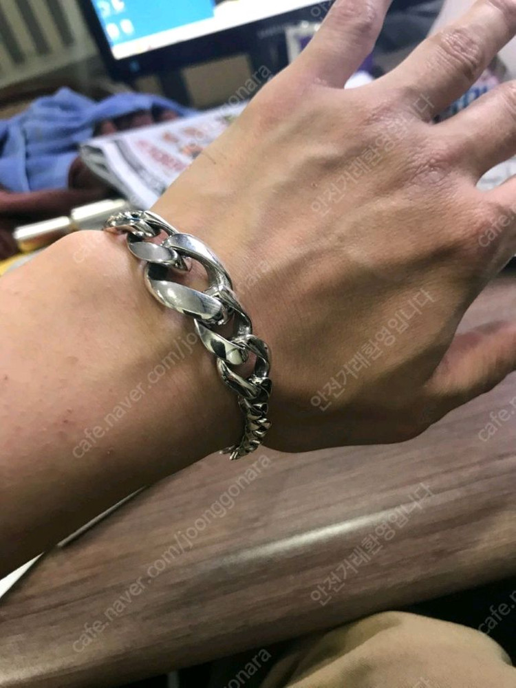 925silver 팔찌 남자팔찌 은팔찌 925은팔찌 20센치 이미지