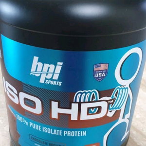 [미개봉 제품] 비피아이스포츠 아이소 HD 퓨어 아이솔레이트 프로틴 2.21KG 단백질 보충제 초콜릿 브라우니 맛 이미지