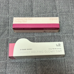 에스쁘아 꾸뛰르 립틴트 피팅블러 타로모브 네이처리퍼블릭 허니 멜팅 글로이 틴트 01 베어베리 이미지