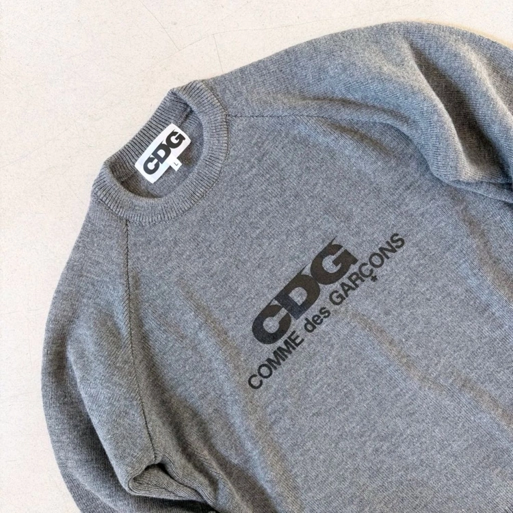 CDG 스툴 풀오버 크루넥 니트 이미지