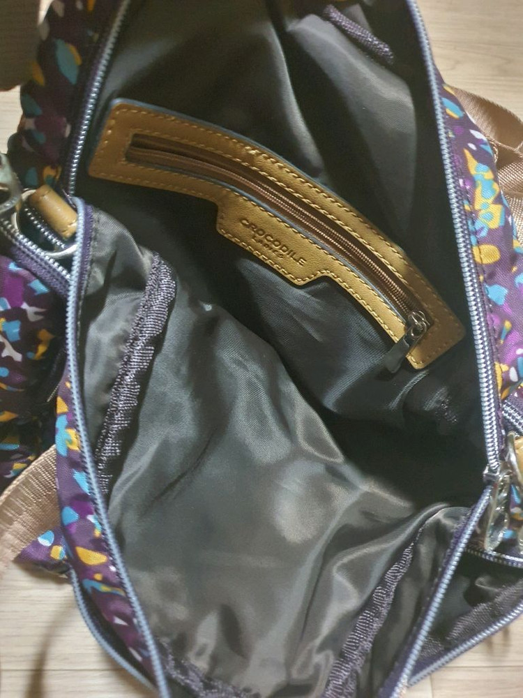 크로커다일 레이디스 여성 백팩 등산 여행 가방 이미지