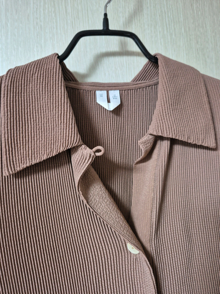 아르켓 원피스 카라 니트원피스 플리츠원피스 36 이미지