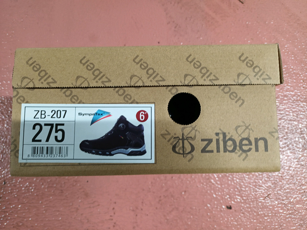 지벤207 안전화 275 265 천연소가죽 방수 박스새제품 지벤안전화 이미지