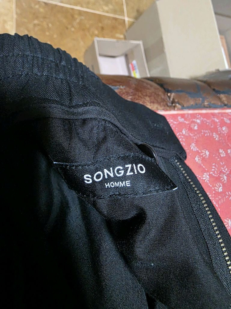 송지오옴므 버튼스냅 와이드 슬랙스 팬츠 이미지