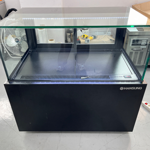 한성 쇼케이스 1단 낮은 카페 디저트 블랙 케이크진열 보관 냉장고 업소용 음료 제과 중고 이미지