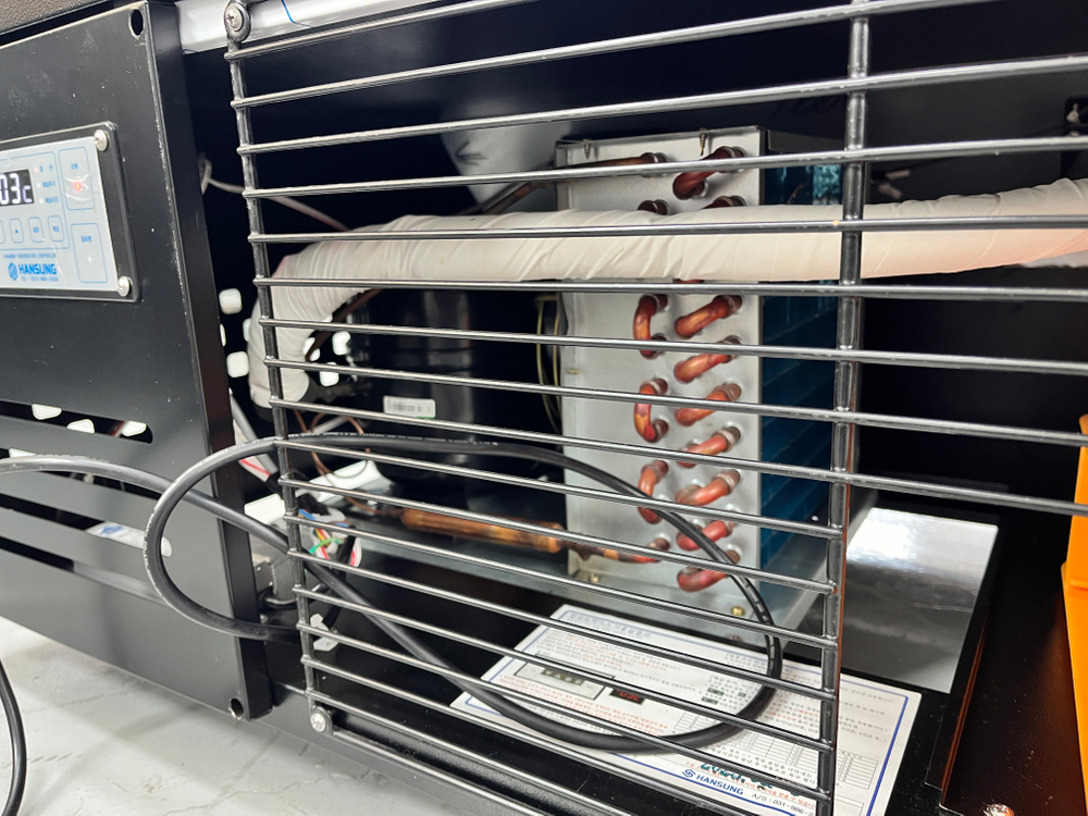 한성 쇼케이스 1단 낮은 카페 디저트 블랙 케이크진열 보관 냉장고 업소용 음료 제과 중고 이미지