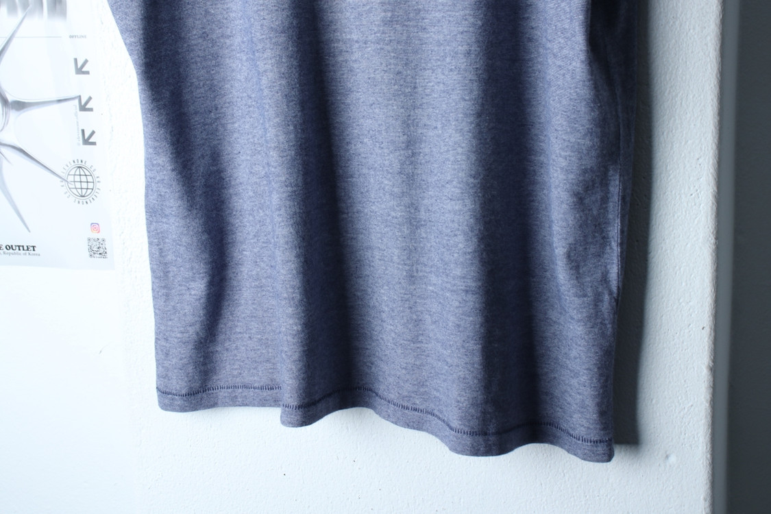 (M) 클럽모나코 반팔 티셔츠 한섬 스트라이프 블루 이미지