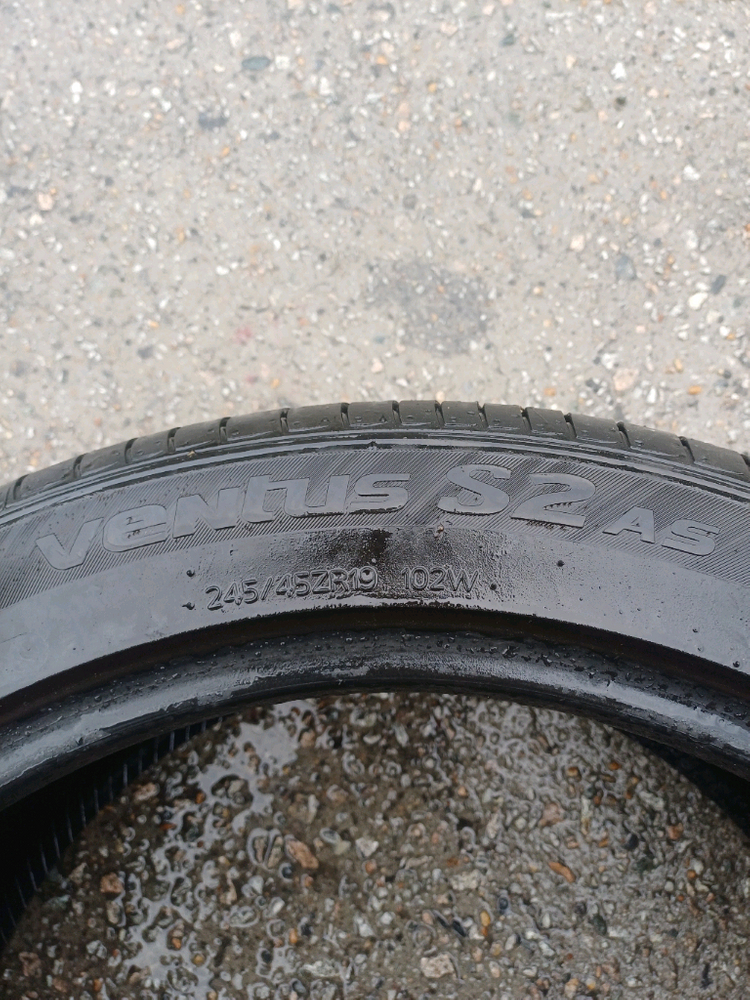 245 45 19 한국타이어 벤투스 S2 AS 2본 팝니다. 이미지