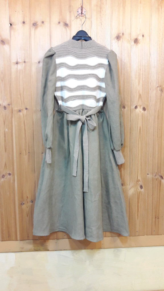 * 니트 콜라보 플레어 롱 원피스 ( 새 상 품 )* 이미지