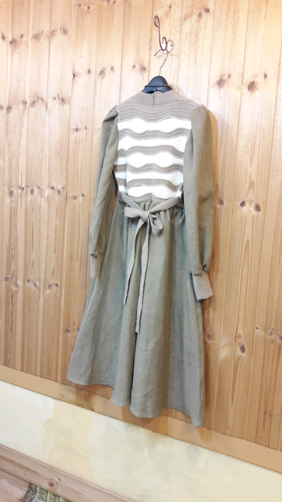 * 니트 콜라보 플레어 롱 원피스 ( 새 상 품 )* 이미지