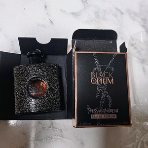 입생로랑 블랙 오리움 오드퍼퓸 7.5ml 미개봉 새상품 이미지