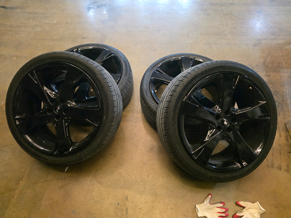 GV80 22인치 블랙휠타이어팝니다. 이미지