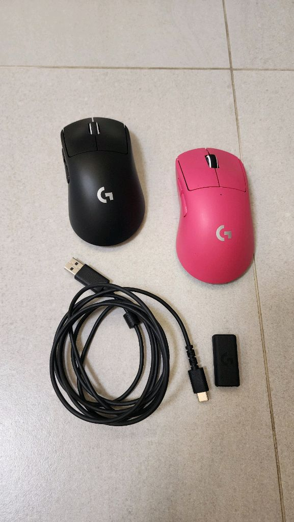 로지텍 G Pro X Superlight 2 dex 미젠타 / 블랙 이미지