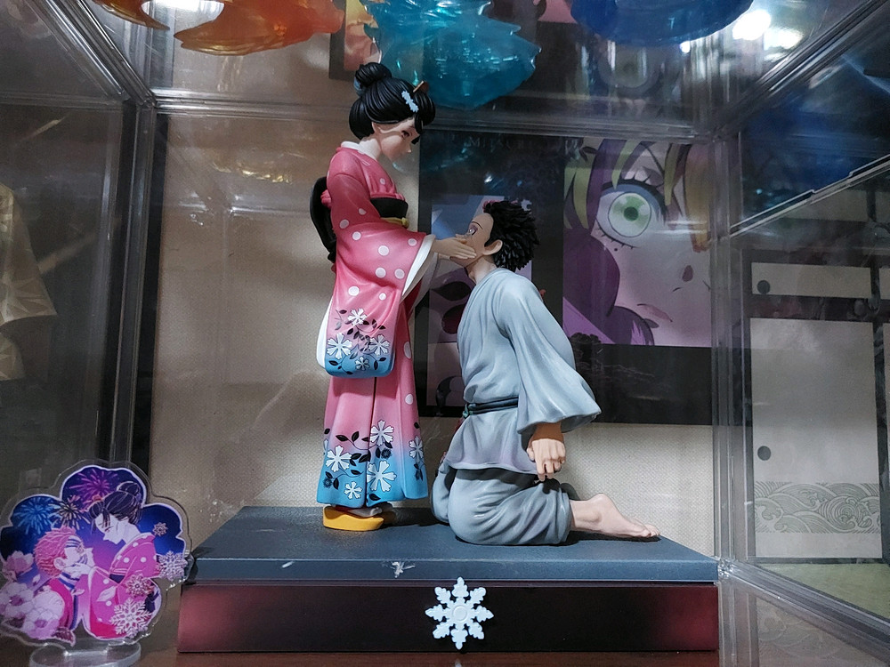 귀멸의칼날 피규어 아카자 & 코유키 이미지