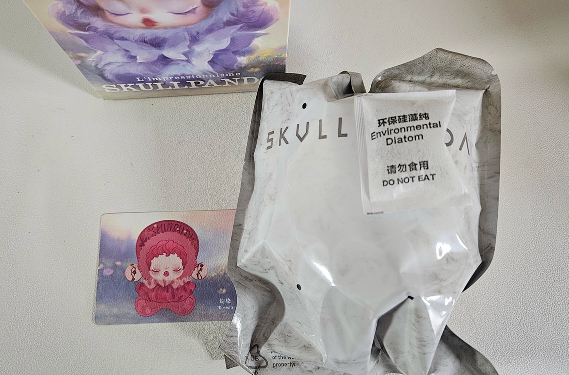 팝마트 정품 스컬판다 세트 이미지