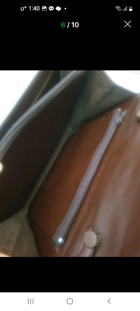 빈티지 크로커다일 가죽 크로스백 /숄더백 이미지