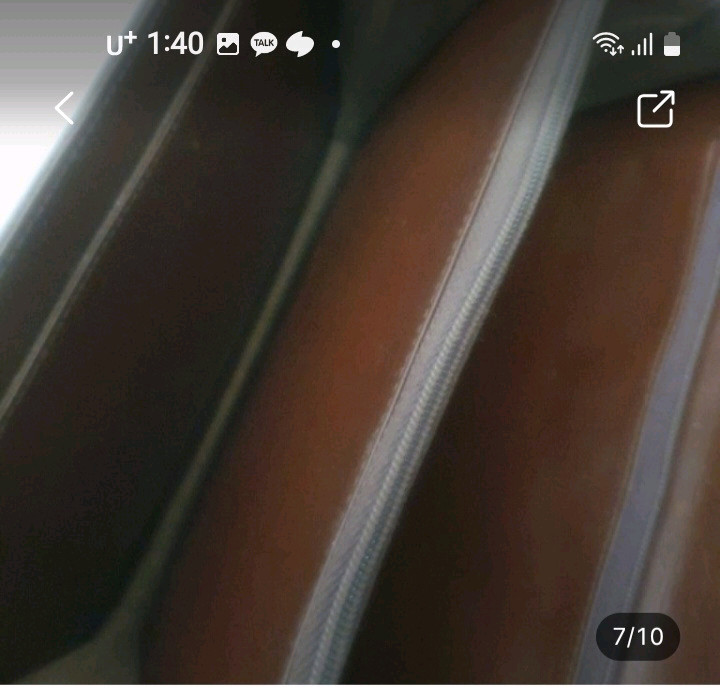 빈티지 크로커다일 가죽 크로스백 /숄더백 이미지