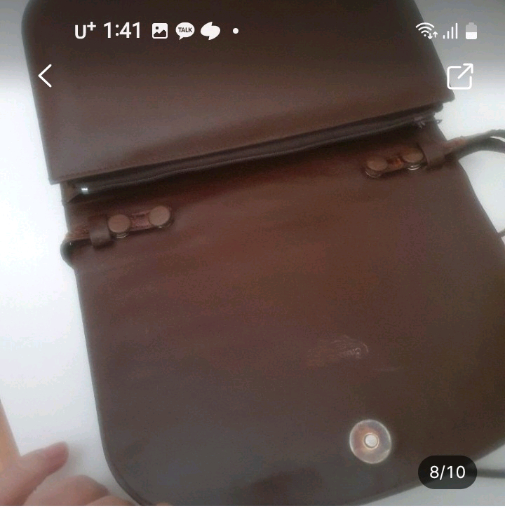 빈티지 크로커다일 가죽 크로스백 /숄더백 이미지