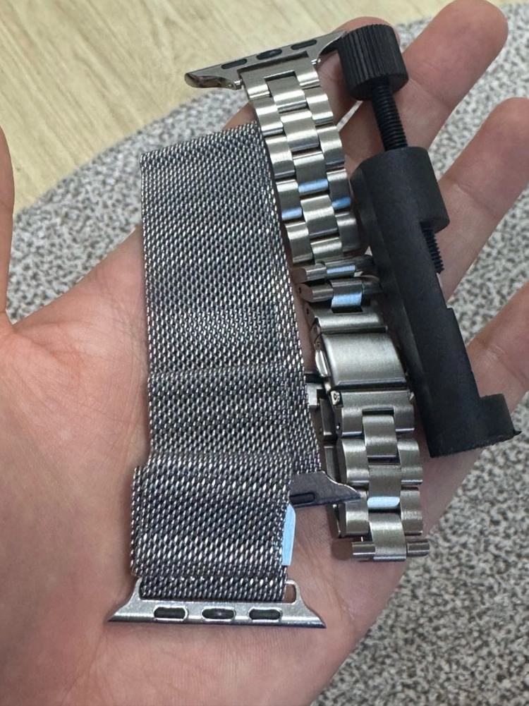 애플워치 SE 2세대 실버 배터리효율 100 44mm 이미지