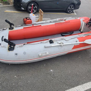 370h 고무보트 선외기셋트 이미지