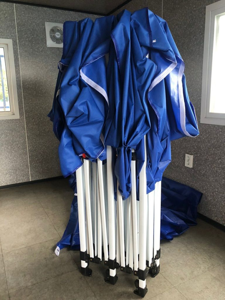 새상품 3x6캐노피천막. 800D 독일수출 지붕 이미지