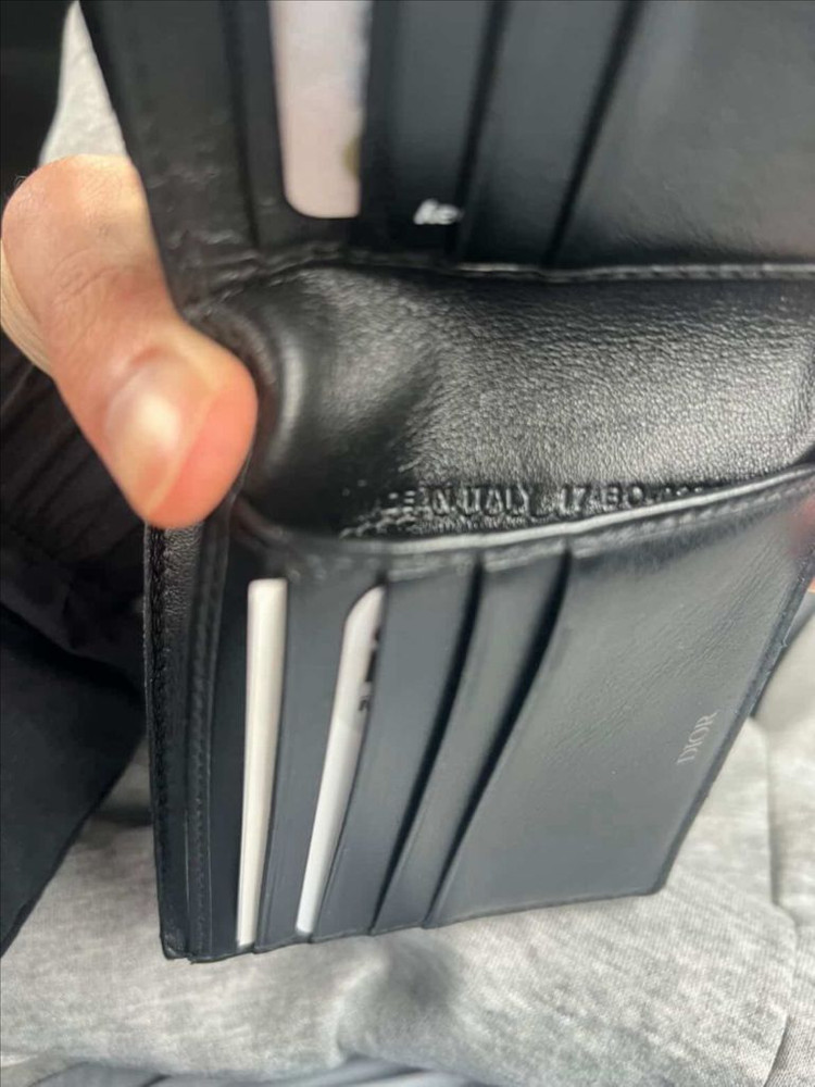 오블리크 패턴 반지갑 이미지
