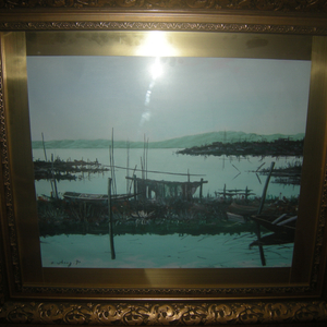 유채화그림+고급엔틱액자 힐링그림작품/아이폰 애플 엘지 삼성게밍모니터tv 노트북 골프등산캠핑낚시자전거 나이키조던acg 이미지