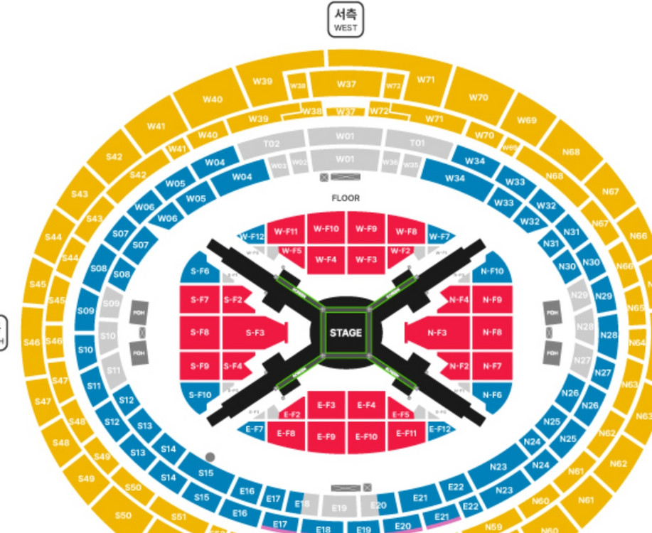 BTS 모든 좌석 최우선 자리로 도와드립니다 정가 이미지