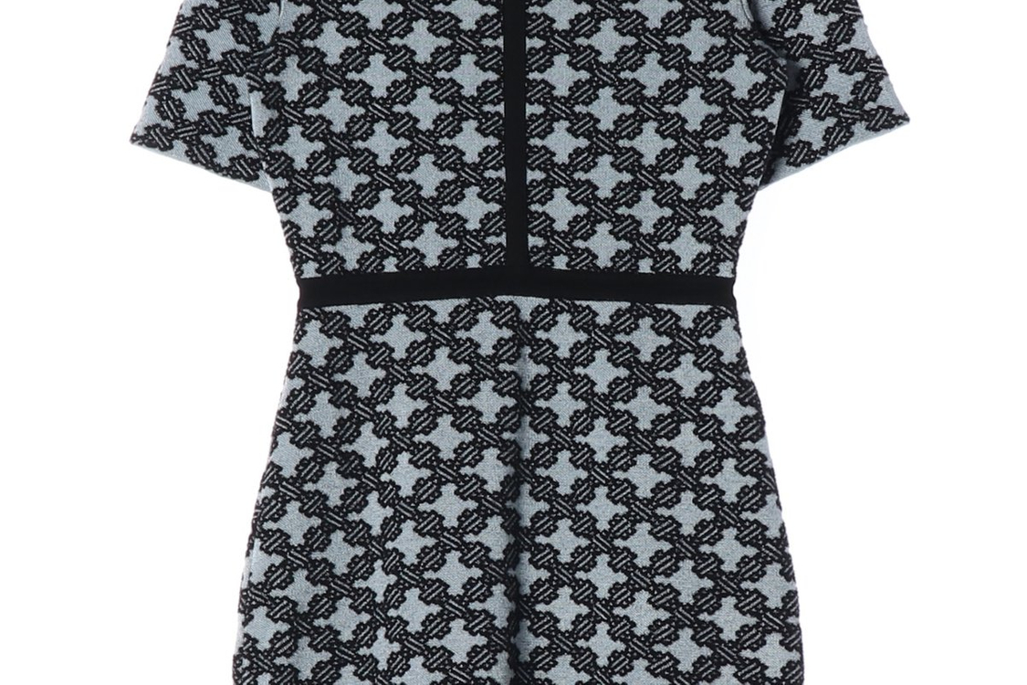 마쥬 자카드 니트 미니 드레스 원피스 이미지