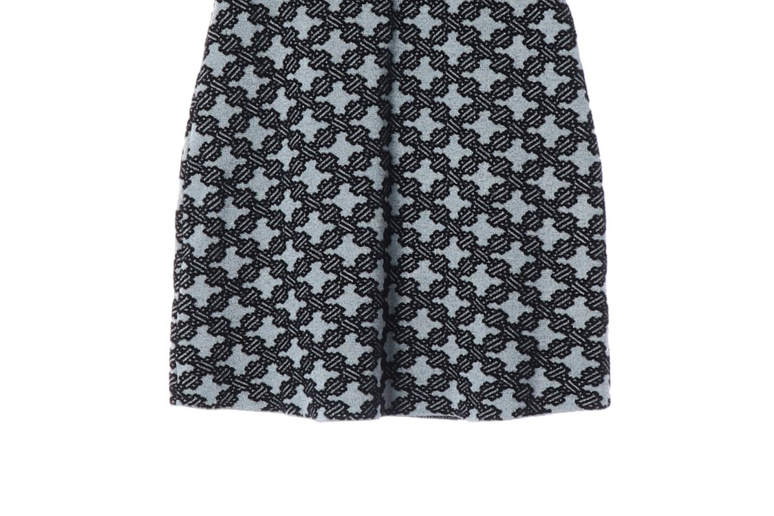 마쥬 자카드 니트 미니 드레스 원피스 이미지