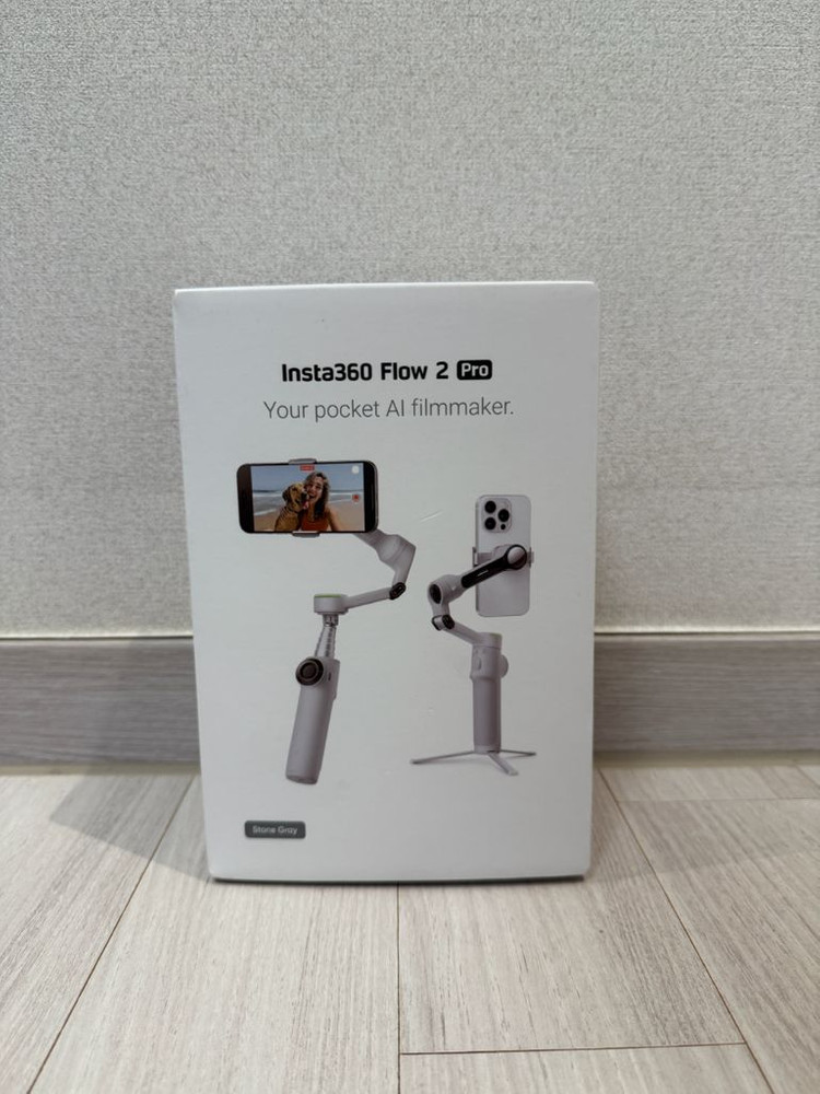 (신품급) Insta360 Flow 2 Pro 스톤 그레이 인스타360 이미지