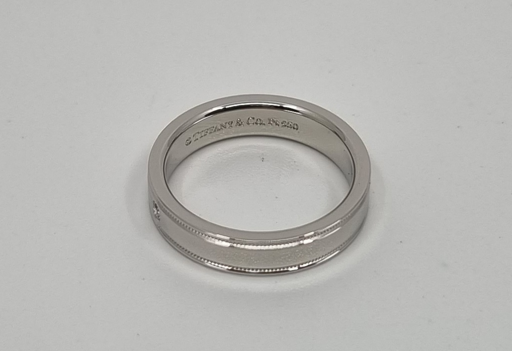 TIFFANY&CO 티파니앤코 밀그레인 플래티늄 9호 이미지